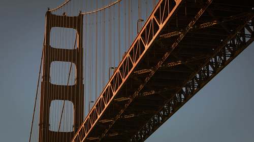 bridge low angled photo of Golden Gate golden gate bridge
